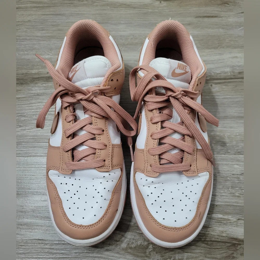 Nike Dunk Low 'Rose Whisper' Athletic Shoes Size 8.5 - Picture 3 of 7